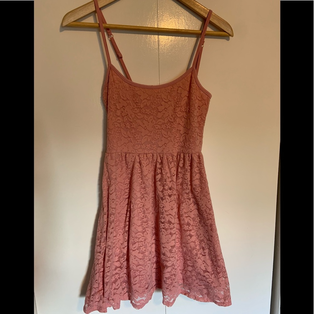 Garage light pink dress
